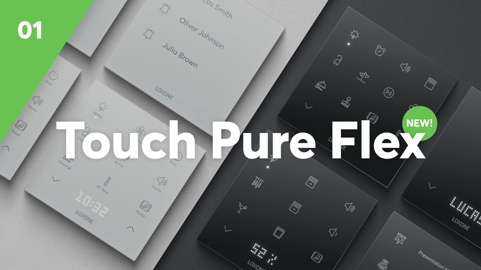 Loxone novinky: Touch Pure Flex, Miniserver Compact